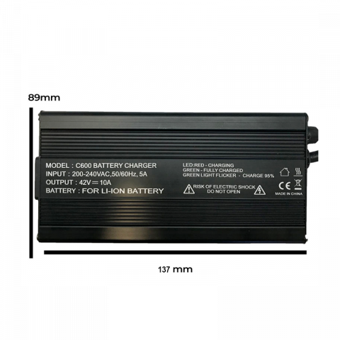 Fast battery charger LIMN, LiPO 60V 10A 