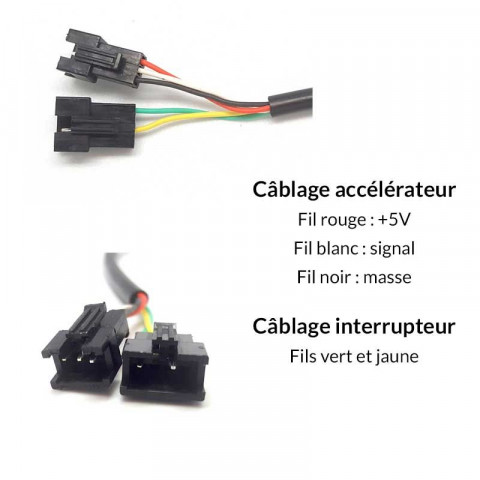 Accélérateur gachette au pouce