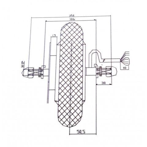 Moteur trottinette 350W