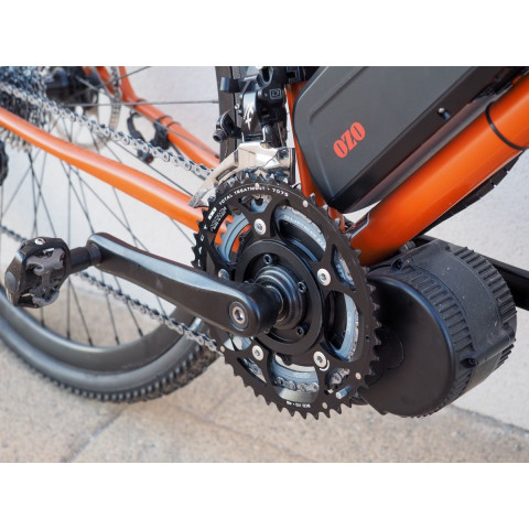 Adaptateur pour plateau 5 trous route pour moteur pédlaier Bafang BBS01 et BBS02