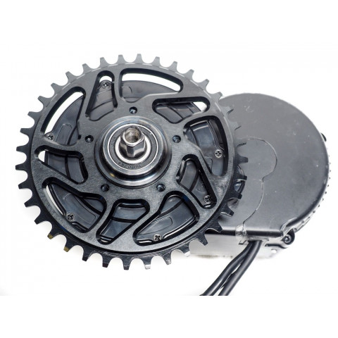 Plateau Narrow Wide décalé pour moteur pédalier Bafang BBS01 / BBS02