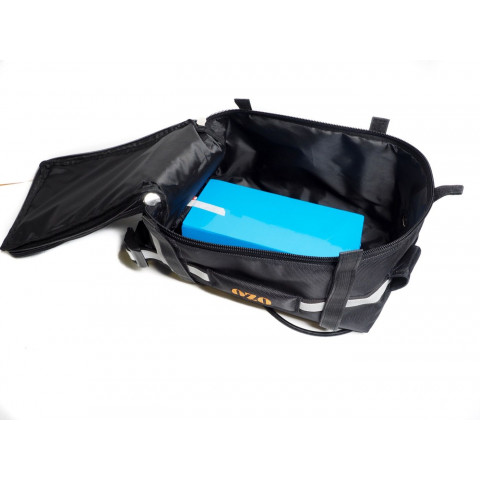 Sacoche porte-bagages pour batterie PVC