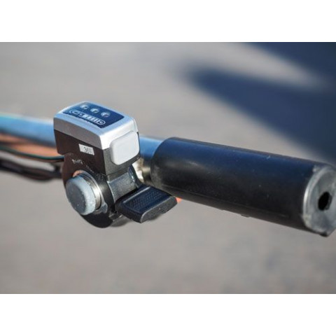 Accélérateur gâchette au pouce mixte avec jauge pour vélo électrique