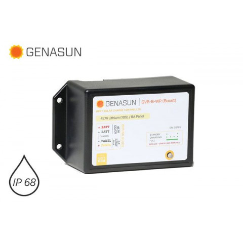 Chargeur Solaire Genasun étanche Lithium LiMn / LiPo / LiFe 36V 48V