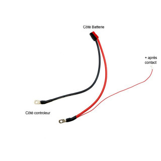 Controller Kelly Battery cable