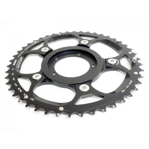 Adaptateur pour plateau 5 trous route pour moteur pédalier Bafang BBS01 et BBS02