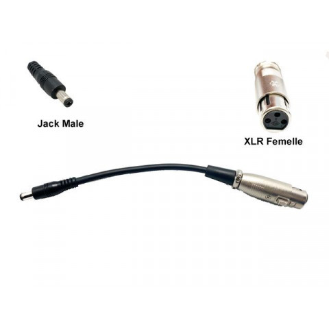 Charging adapter  XLR female Jack male