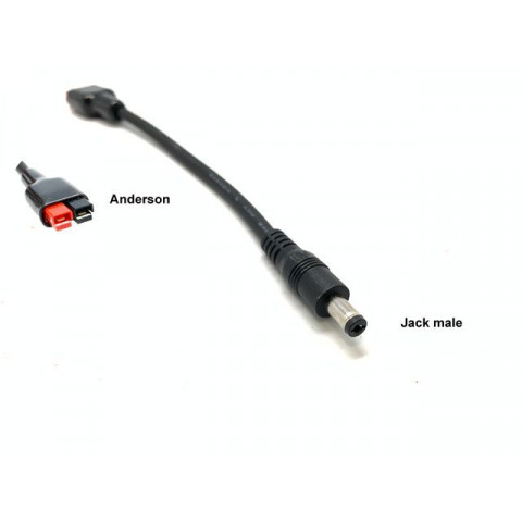 Solar recharge wire Anderson to Jack for cycle analyst