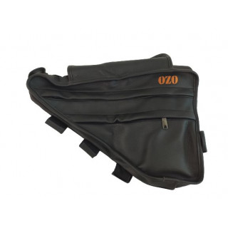 Sac triangle en cuir (skaï) de cadre pour batterie