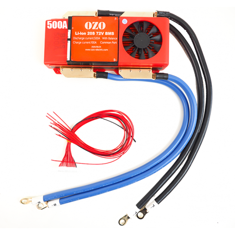 BMS OZO pour Batterie Lithium LiMn ou LiFePO4 LFP 24V 36V 48V 60V 72V