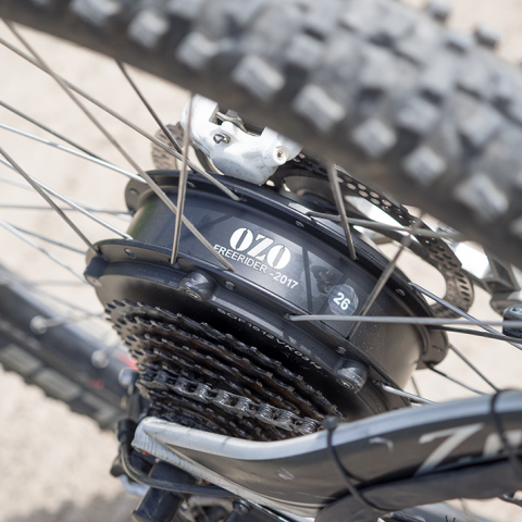 Kit Tandem 250W roue arrière 26 à 29 pouces avec batterie cadre 36V