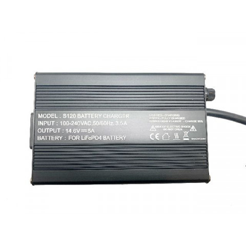 Chargeur 5A pour batterie LiFePO4 12V LFP