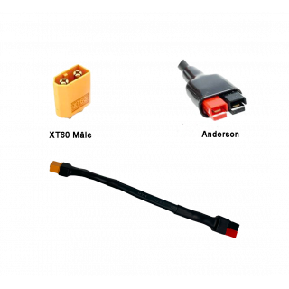 Solar recharge wire Anderson to XT60