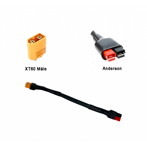 Solar recharge wire Anderson to XT60