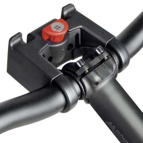 Handlebar support with lock