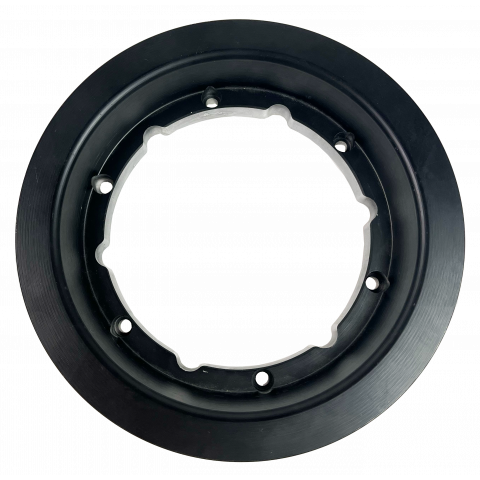 Rim flange for engine