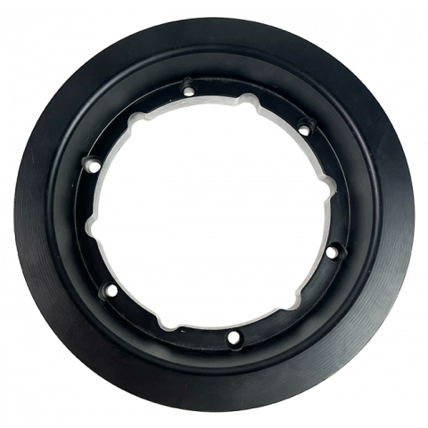 Rim flange for engine