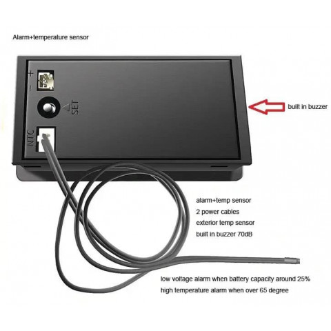 Indicateur de capacité Batterie Plomb-acide Li-on LiFePO4