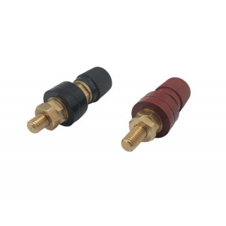 M8 copper binding post red and black
