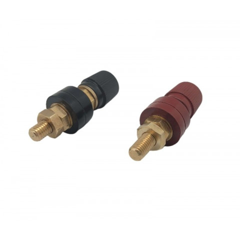 M8 copper binding post red and black