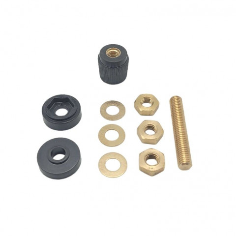 M8 copper binding post red and black