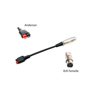 Adaptateur de charge Anderson vers XLR Femelle