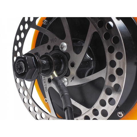 Roue motrice industrielle 200mm frein disque