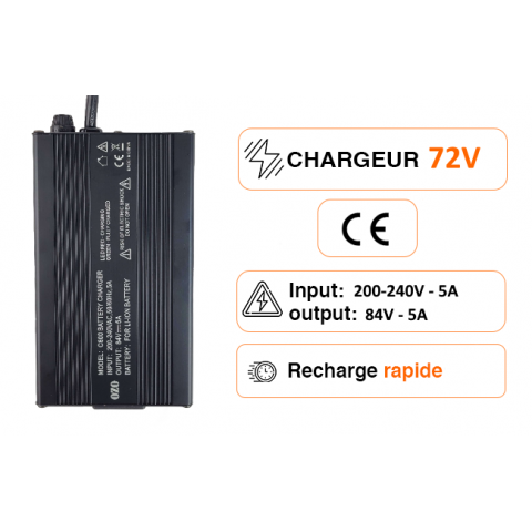 Chargeur batterie LIMN, LiPO 48V 10A