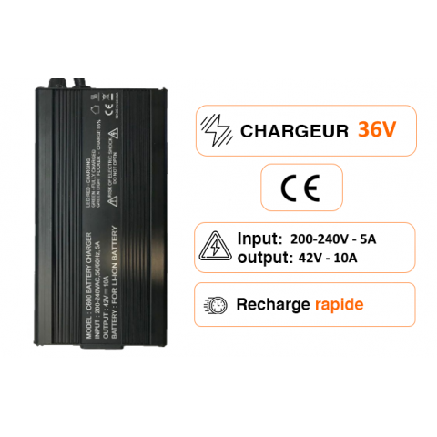 Chargeur batterie LIMN, LiPO 48V 10A