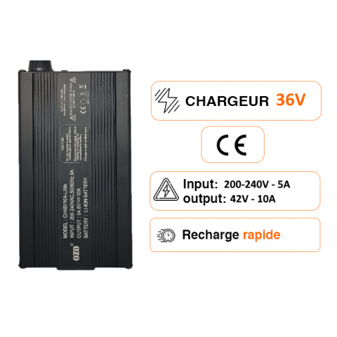 Chargeur batterie LIMN, LiPO 48V 10A