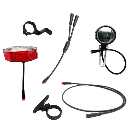 100 Lux Front/rear led light pack for ebikes