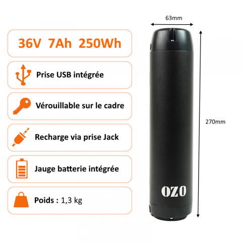 A quoi sert une batterie carrénée 36V ?
