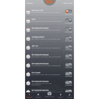 Application OZO Batteries