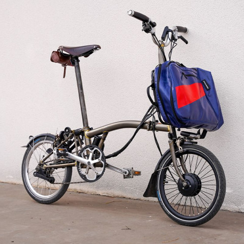 250W Brompton kit 36V gourd battery