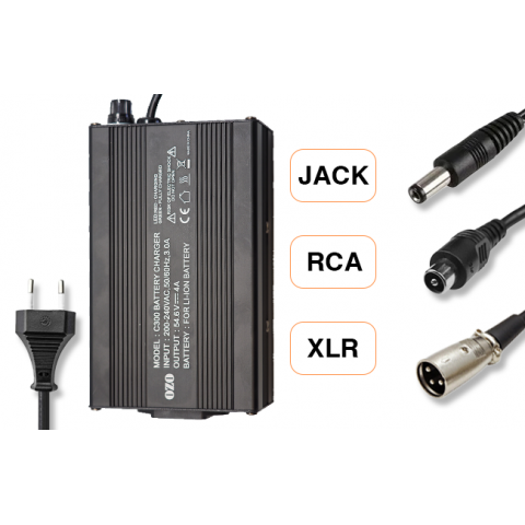 Chargeur OZO Batterie Lithium 48V 2A 4A et 5A