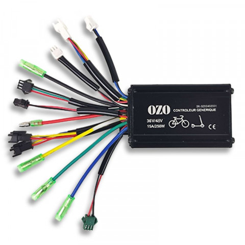 Generic control system to repair electric bikes 250W 36V-48V with LCD Display