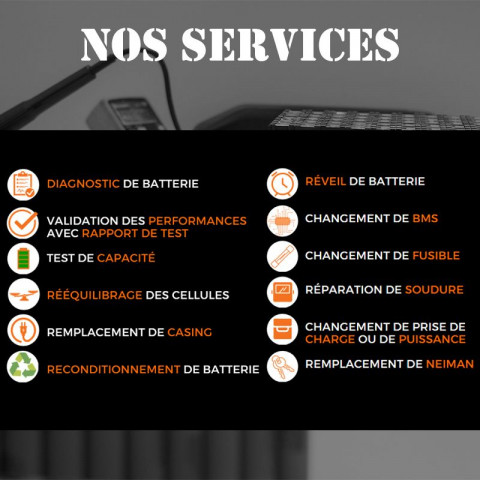 Réparation batteries