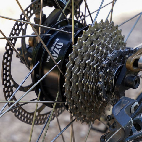 Touring 250W rear wheel kit with frame battery 36V 250Wh to 700Wh