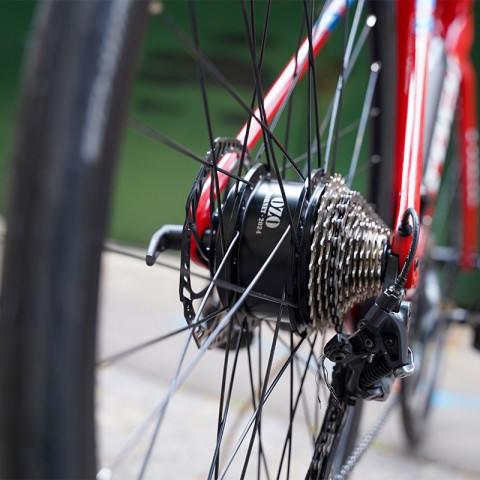 Touring 250W rear wheel kit with frame battery 36V 250Wh to 700Wh