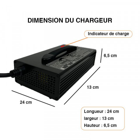 Chargeur 60V 15A pour batterie Lihtium Ion LiMn