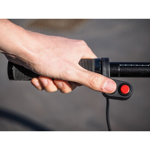 Interrupteur double pour vélo électrique (1 interrupteur 2 positions + 1 bouton poussoir)
