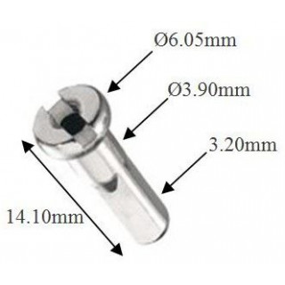 Ecrou pour rayons 13G inox