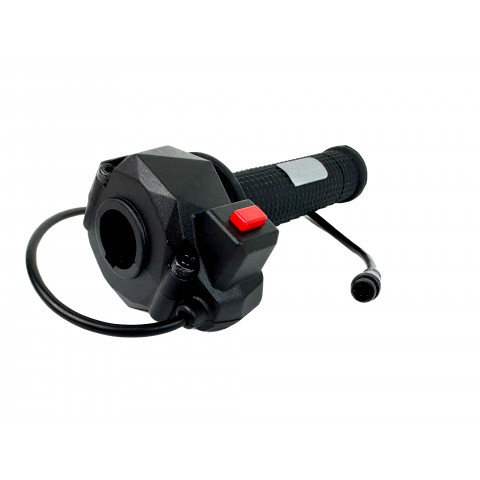 Poignée accélérateur bouton poussoir