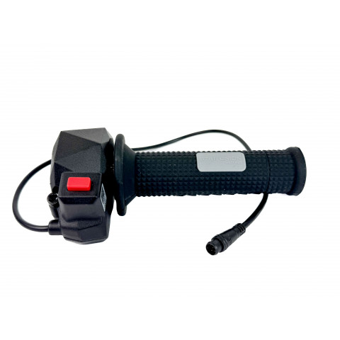 Poignée accélérateur bouton poussoir