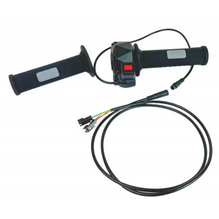 Poignée accélérateur bouton poussoir