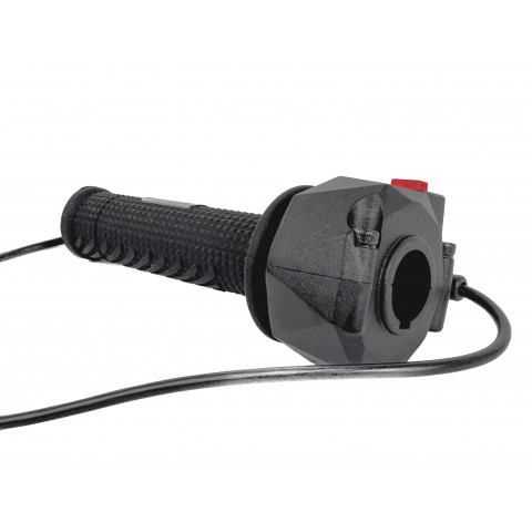 Poignée accélérateur bouton poussoir