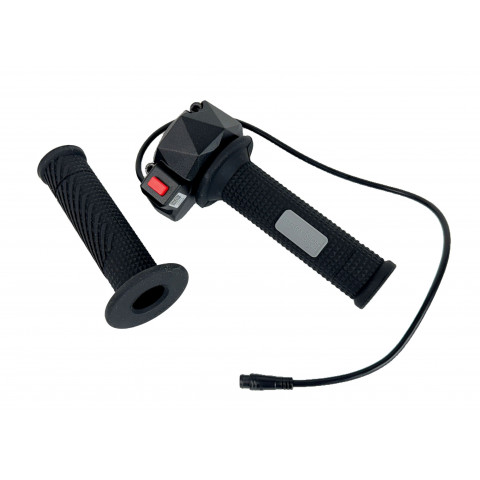 Poignée accélérateur bouton poussoir