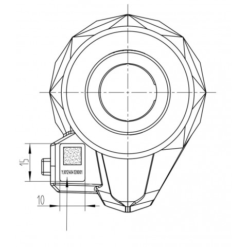 Poignée accélérateur bouton poussoir