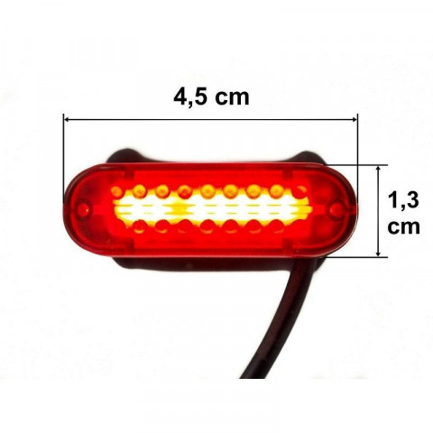 100 Lux Front/rear led light pack for ebikes