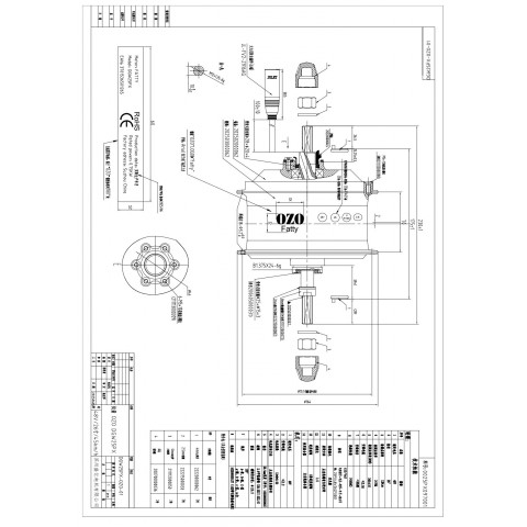 Moteur XOFO Fat Bike 1000W cassette